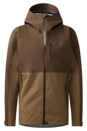 Haglöfs Front Proof II Jacket Men Woodland Brown/Teak Brown - S Seulement Aujourd'hui