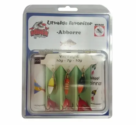 Quantité Limitée Myran Utvalda Favoriter Abborre 3-Pack