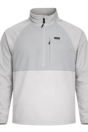 6th Sense 1/2 Zip Pullover Ash - Large Prix Choc