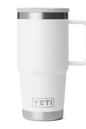 Yeti Rambler 20 Oz Travel Straw Mug - White Vente Flash