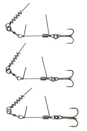 Savage Gear SS Corkscrew Stinger 3G 1X #2/0 35kg Red + BN Diameter (2-pack) Nouvelle Collection