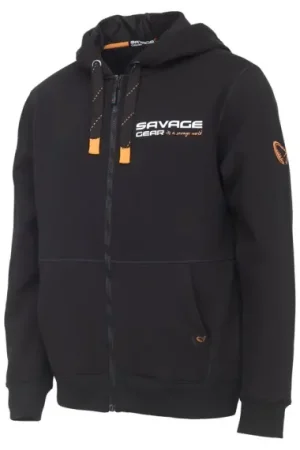 Savage Gear Urban Zip Hoodie, Black Ink - L Seulement Aujourd'hui