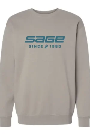 Vente Flash Sage Since 1980 Crew Cement - XXL