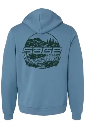 Sage Creekside Zip Hoody Steel Blue - XXL Marque