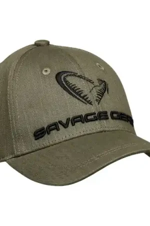 Solde Savage Gear Catch Cap Onesize Olive Green Melange