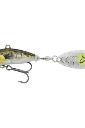 Certifié Savage Gear 3D Sticklebait Tailspin 8cm, 18g Sinking - Green Silver Ayu