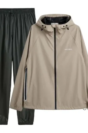 Prix Cassé Tretorn Packable Rainbreaker Set, Mule - L