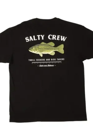 Salty Crew Bigmouth Premium S/S Tee Black - XXL Meilleur Choix