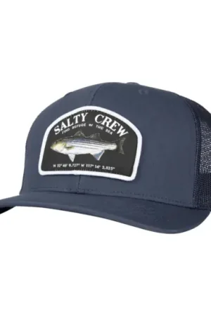 Super Prix Salty Crew Striper Retro Trucker Navy