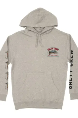 Offre Spéciale Salty Crew Fly Drop Fleece Grey Heather - S