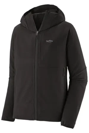 Offre Du Jour Patagonia M's R1 TechFace Fitz Roy Trout Hoody Black - S