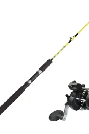 Offre Spéciale Abu Garcia Cardinal Trolling 20LC/Fladen Ice Pike 130cm Combo Right