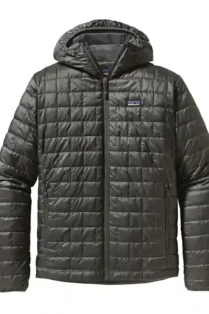 Patagonia M's Nano Puff Hoody Forge Grey - S Prix Réduit