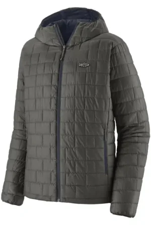 Remise Patagonia M's Nano Puff Fitz Roy Trout Hoody Forge Grey - L