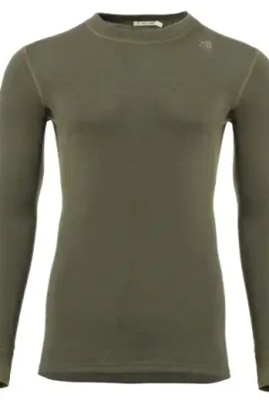 Aclima WarmWool Crewneck M's Olive Night - XL Achetez Aujourd'hui