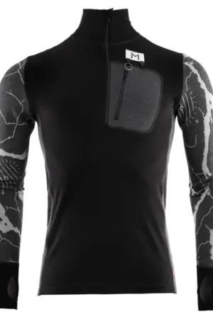 Aclima Lars Monsen Femunden Polo M's Jet Black/Marengo/Femunden Dark - XXL Soldes