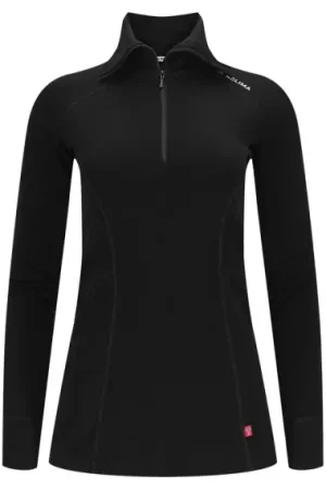 Nouvelle Collection Aclima WarmWool Polo W's Jet Black - L