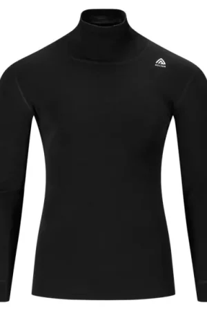 Aclima FleeceWool V2 Polo w/ zip M's Jet Black - M Expédition Rapide