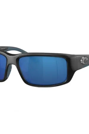Must-Have Costa Fantail Matte Black Blue Mirror 580P