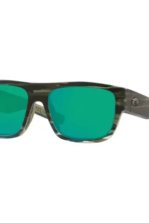 Costa Sampan 191 Matte Tortoise Green Mirror 580G Vente Directe
