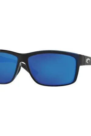 Dernier Modèle Costa Mag Bay 11 Shiny Black Blue Mirror 580G