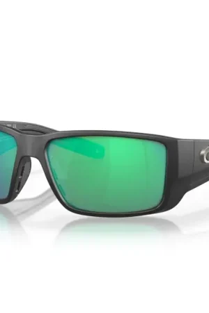 Costa Blackfin Pro Matte Black - Green Mirror 580G Offre Limitée