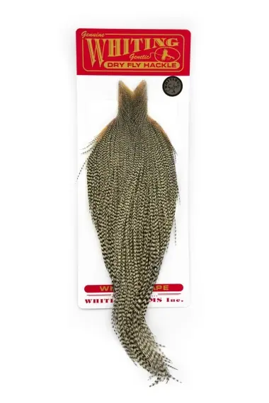 Whiting Silver Cape White dyed Medium Dun Nouveauté