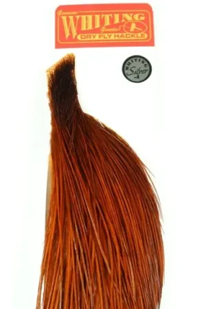 Prix Bas Whiting Silver 1/2 Cape Dyed Natural Brown