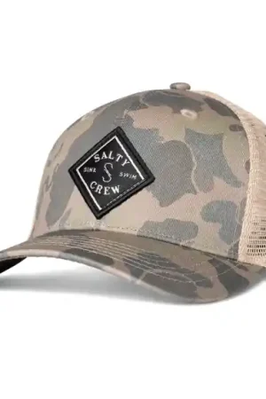 Salty Crew Sea Line Retro Trucker Sand Camo Must-Have