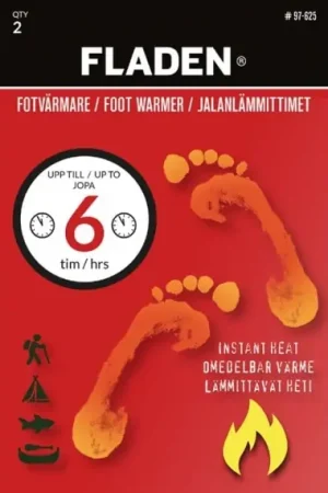 Dernière Chance Fladen Fotvärmare 7cm x 9cm (2-pack)