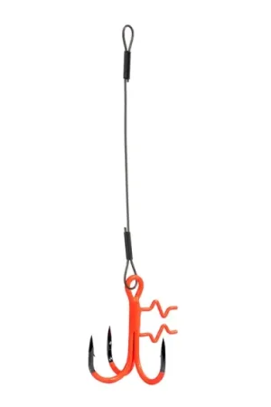 Usine Directe BKK Assist Spear UVO Stinger HD 7x7 Wire (Pike) #1/0