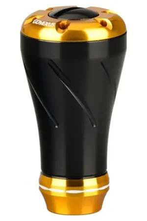 Gomexus CNC Power Knob 20mm - Black & Gold Vente Directe