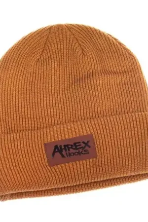 Expédié Aujourd'hui Ahrex Suede Patch Beanie Mustad