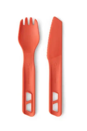 Seulement Aujourd'hui Sea To Summit Passage Cutlery Set 2pcs Orange