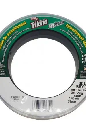 Vente Directe BIG GAME MONO LEADERS 80lbs 50m CLEAR