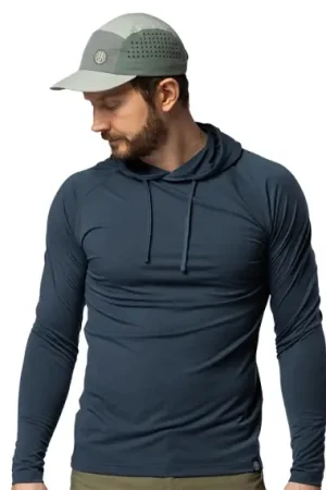 Beyond Nordic BN213 M's Light Merino Hoodie Orion Blue - XS Dernière Chance
