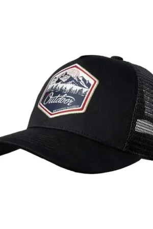 Soldes Beyond Nordic BN215 Great Outdoor Trucker Cap G-Black