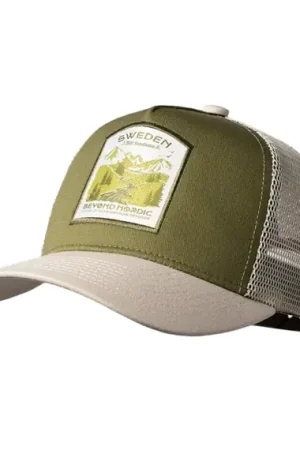 Beyond Nordic BN215 Wild Scandinavia Trucker Cap W-Beige Iguana Affaire À Saisir