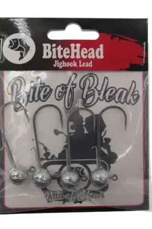 Bite Of Bleak Bitehead Lead - 10g 2/0 (4-pack) Satisfait Ou Remboursé