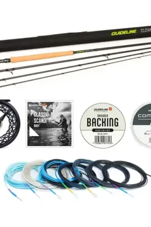 Guideline Elevation Twohanded Fly Combo - 15' #10/11 Haute Qualité