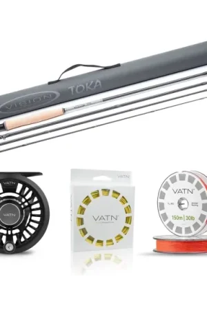 Vision Toka / VATN Dry Fly Flugset 8' #4 Pas Cher