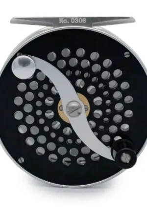 Iwana Large Trout Series Fly Reel Black & Silver Offre Spéciale