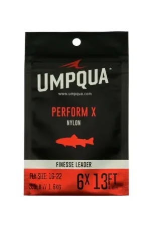 Umpqua Perform X Finesse Dry Fly Leader 13ft - 5X/0,152mm Expédié Aujourd'hui