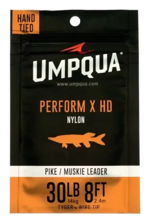 Affaire À Saisir Umpqua Perform X Pike Leader w/Tyger Wire Tip 8ft 30lb
