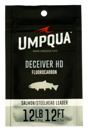 Umpqua Deceiver HD Salmon & Steelhead Fluorocarbon Leader 12ft - 12lb/0,305mm Commander Maintenant