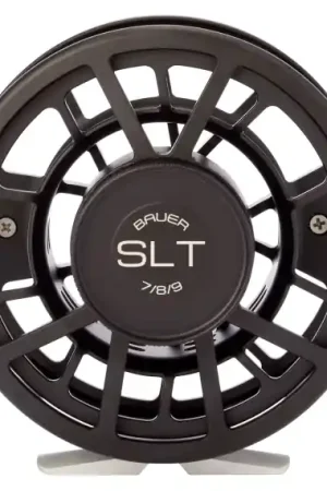 Authentique Bauer SLT Fly Reel - Black & Silver #9/10/11