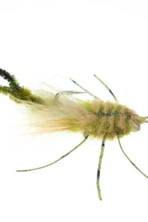 Umpqua Strong Arm Merkin Skok Olive #6 Réduction