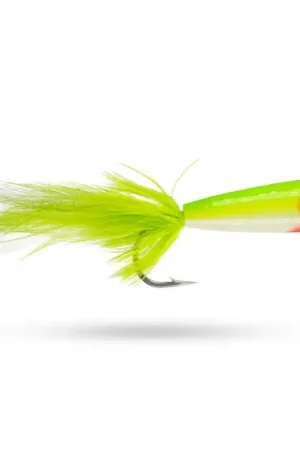 Seulement Aujourd'hui Umpqua Saltwater Popper Chartreuse #2/0