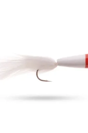 Umpqua Saltwater Popper Red/White #2/0 Nouvel Arrivage