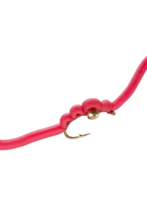 Quantité Limitée Umpqua Squirmy Wormie TB Blood Red #12